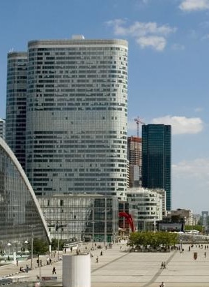 Business district Paris