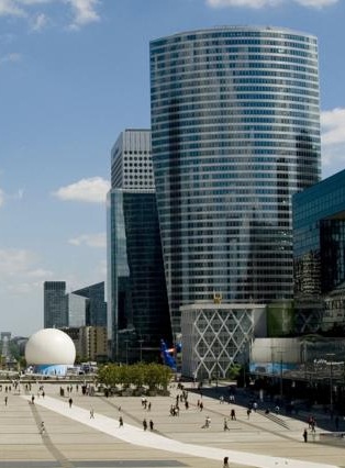 Business district Paris